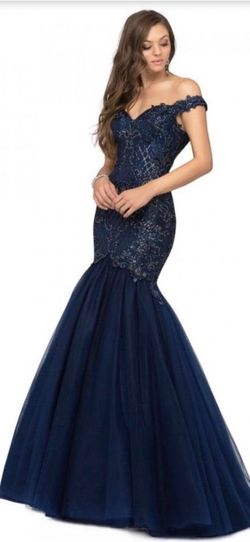 Lucci Lu Blue Size 2 Mermaid Dress on Queenly