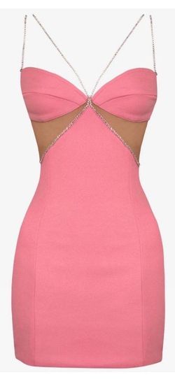 Heiress beverly hills Pink Size 8 Euphoria Midi Homecoming Cocktail Dress on Queenly