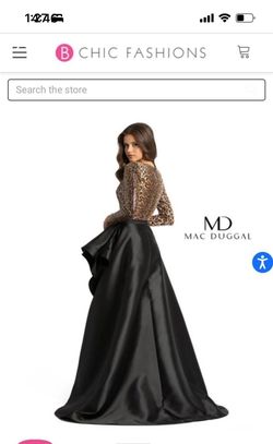 Mac Duggal Multicolor Size 2 Euphoria Floor Length Jumpsuit Dress on Queenly