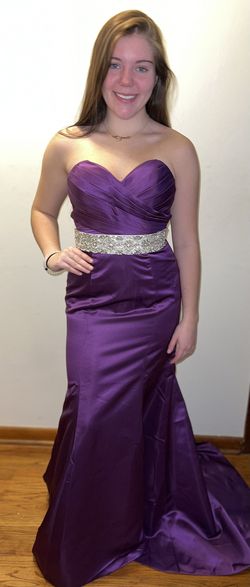 Purple Size 4 Mermaid Dress on Queenly