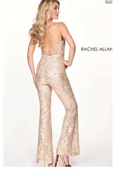 Rachel Allan Gold Size 2 Euphoria Prom Jumpsuit Dress on Queenly