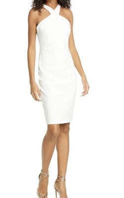 Likely White Size 2 Midi Bridal Shower Cocktail Dress on Queenly
