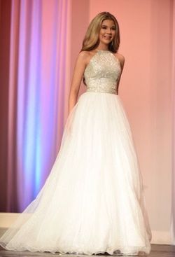 Sherri Hill White Size 0 Floor Length Cotillion Ball gown on Queenly