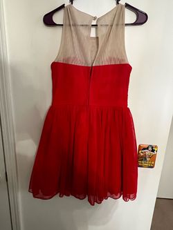 City studio Red Size 8 Military 70 Off A-line Dress on Queenly