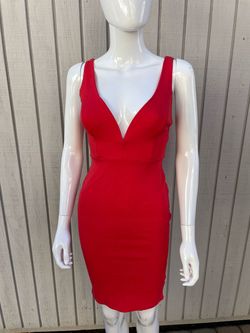 Lulus Red Size 2 Midi Cocktail Dress on Queenly
