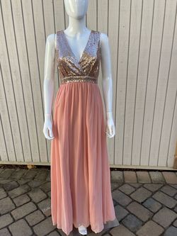 Lulus Pink Size 2 Prom Floor Length Sorority Straight Dress on Queenly