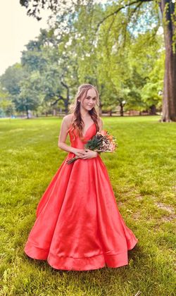 Sherri Hill Orange Size 00 Quinceanera Floor Length Prom Ball gown on Queenly