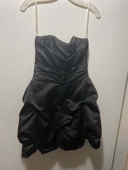 David's Bridal Black Size 6 Midi Cocktail Dress on Queenly