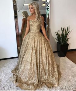 Sherri Hill Gold Size 2 Floor Length Ball gown on Queenly