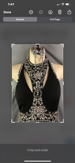Jovani Black Tie Size 0 Prom Free Shipping Straight Dress on Queenly