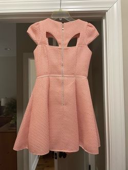 Mac Duggal Pink Size 6 Black Tie Summer Cocktail Dress on Queenly