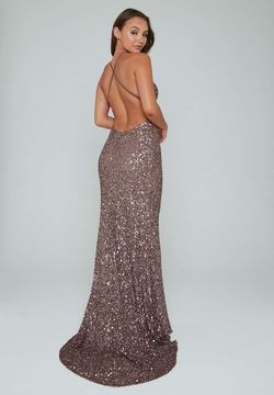 Style 275 Aleta Pink Size 2 Floor Length Backless 275 Mermaid Dress on Queenly