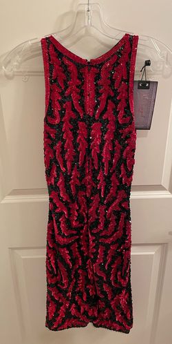 Mac Duggal Black Size 2 Sequin Sequined Midi Cocktail Dress on Queenly