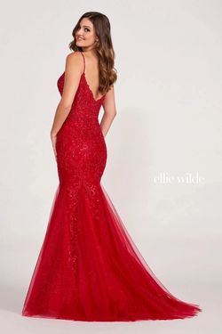 Style EW34033 Ellie Wilde By Mon Cheri Green Size 16 Ew34033 Sequin Jewelled Sequined Mermaid Dress on Queenly