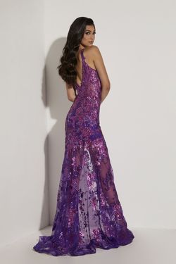 Style 7367 Jasz Couture Purple Size 6 Tall Height Side slit Dress on Queenly