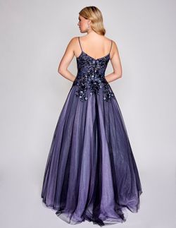 Style 3206 Nina Canacci Purple Size 14 Floor Length Ball Gown Pageant A-line Dress on Queenly