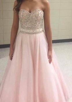 Dimitra Designs Pink Size 0 Ball gown on Queenly