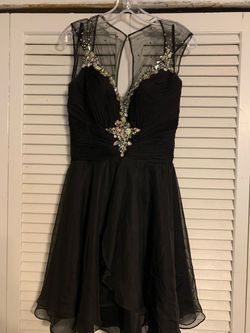 Mac Duggal Black Size 8 Sorority Formal 70 Off Pageant Cocktail Dress on Queenly