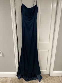 Sherri Hill Blue Size 10 Prom Straight Dress on Queenly