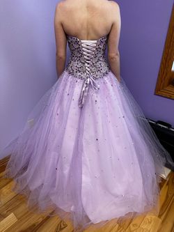MoriLee Purple Size 6 Lavender Tall Height Prom 50 Off Ball gown on Queenly
