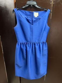 Kate Spade Blue Size 8 Midi Interview Cocktail Dress on Queenly
