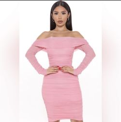 Fashion Nova Pink Size 8 Floor Length Nightclub Euphoria Summer Cocktail Dress on Queenly
