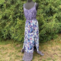 Maurices Multicolor Size 8 Floral Bridal Shower Tall Height Straight Dress on Queenly