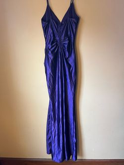 Honey and Rosie Purple Size 8 Floor Length Straight Dress on Queenly
