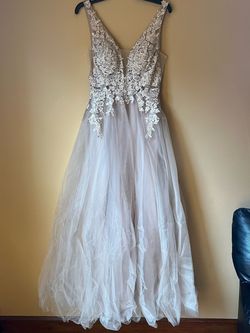 Cinderella Divine Nude Size 8 Bridgerton Floor Length Ball gown on Queenly