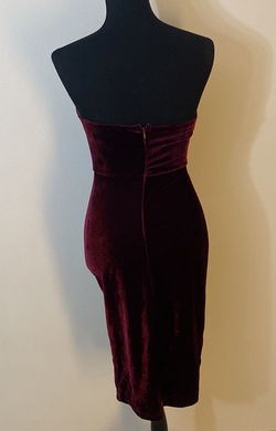 Fashion Nova Red Size 4 Floor Length Side slit Dress on Queenly