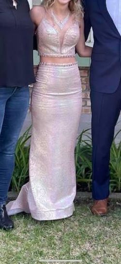 Jovani Pink Size 00 Floor Length Mermaid Dress on Queenly