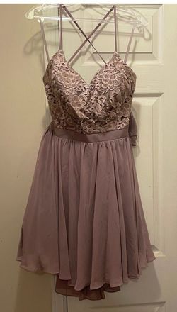 Promgirl Pink Size 24 Summer Plus Size Homecoming Cocktail Dress on Queenly