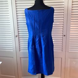Jones Wear Blue Size 14 Free Shipping Cocktail Dress on Queenly