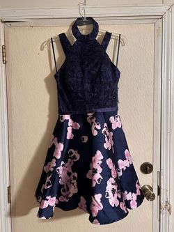 Alyce Paris Blue Size 6 Midi Homecoming Cocktail Dress on Queenly