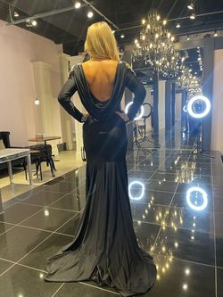 Johnathan Kayne Black Size 2 Prom Side slit Dress on Queenly