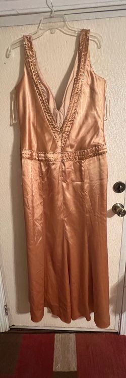 Princess Collection Gold Size 18 Military Straight Dress on Queenly