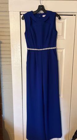 Calvin Klein Blue Size 2 Pageant 50 Off Jumpsuit Dress on Queenly