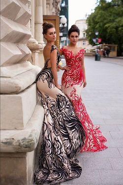 Style Ava  Pollardi Black Size 14 50 Off Custom Mermaid Dress on Queenly