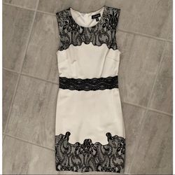Bebe White Size 00 Midi Bachelorette Interview 70 Off Cocktail Dress on Queenly