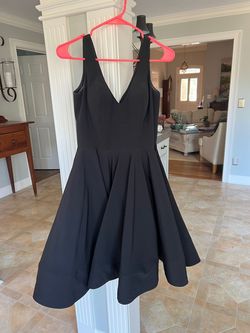 Mac Duggal Black Size 6 Midi Homecoming Cocktail Dress on Queenly