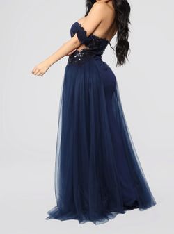 Blue Size 12 Train Dress on Queenly