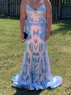 Jovani Multicolor Size 12 Short Height Homecoming 50 Off Mermaid Dress on Queenly