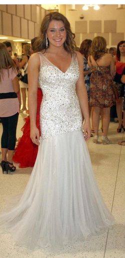 Sherri Hill White Size 6 50 Off Military Mermaid Dress on Queenly