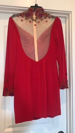 Rachel Allan Red Size 12 Midi Cocktail Dress on Queenly