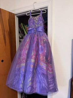 Tiffany Designs Multicolor Size 6 Floor Length Ball gown on Queenly