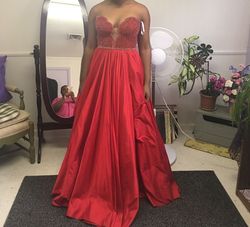 Sherri Hill Red Size 6 Floor Length 70 Off Ball gown on Queenly