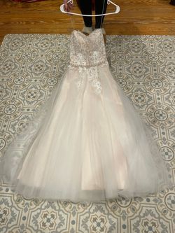 Say yes to the prom Nude Size 2 Floor Length Bridgerton Short Height 50 Off Ball gown on Queenly