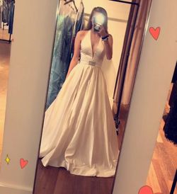 Sherri Hill White Size 2 Prom Cotillion Ball gown on Queenly