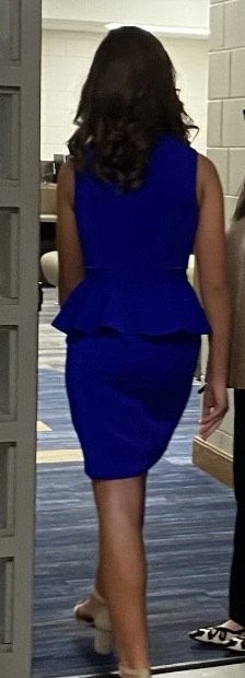 Ashley Lauren Blue Size 2 50 Off Midi Cocktail Dress on Queenly