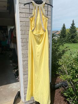 Speechless Yellow Size 6 50 Off Pageant Floor Length Straight Dress on Queenly